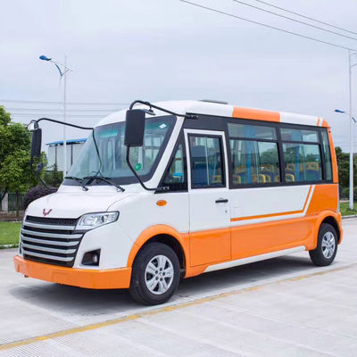 الصين أزياء أورانج الأبيض الكهربائية أداة عربات ، 30km / ح الكهربائية مدينة حافلة للحديقة المزود