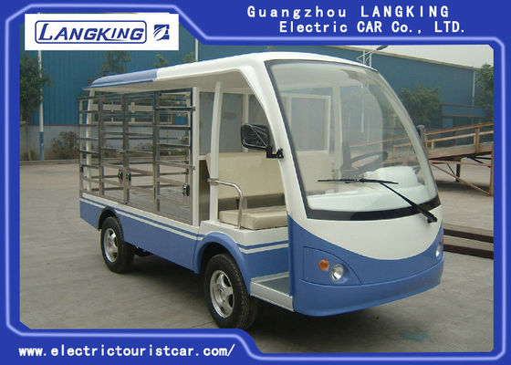 الصين 2 عربة غولف عربة أزرق / أبيض ADC 48V 5KW كهربائيّ أداة عربة مع صندوق شحن المزود