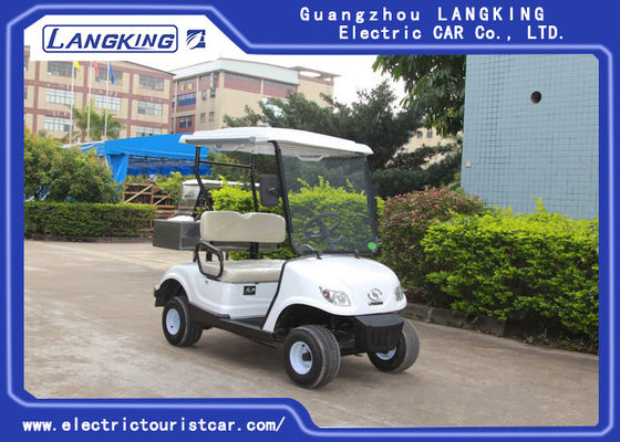 الصين 2 شخص عربات الغولف الكهربائية البسيطة مع ضوء / الميكانيكيه لعبة غولف عربات التي تجرها الدواب مع صندوق الشحن المزود