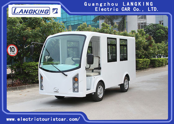 الصين منخفضة السرعة 48V 5KW سيارة إسعاف كهربائي / ميني 4 + 1 سرير مقاعد حافلة كهربائية مكوكية المزود