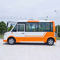 أزياء أورانج الأبيض الكهربائية أداة عربات ، 30km / ح الكهربائية مدينة حافلة للحديقة المزود