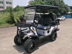 سعة 4 مقاعد سيارة المكوك الكهربائية الخضراء المركبات المنتجعية عالية الأداء