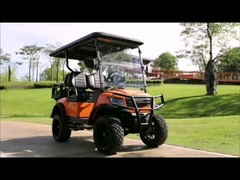 بطارية 48 فولت قيادة اليد اليسرى سيارة المكوك الكهربائية 4 مقاعد لنقل ملعب الغولف