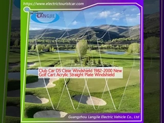 سيارة نادي DS الزجاج الأمامي الواضح 1982-2000 عربة غولف جديدة زجاج أمامي أكرليكي مستقيم