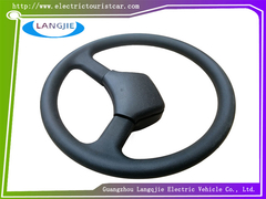 عجلة القيادة الجلدية مارشال مع تصميم نسيج مضاد للنزلق للسيارات السياحية