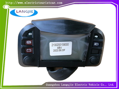 حافلة سياحية كهربائية LVTONG مادة بلاستيكية سوداء أجزاء عرض 48 فولت