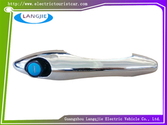 مقبض الباب المفتاح المصفوف بالفضة السوداء