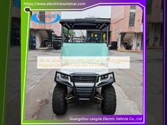 عربة غولف كهربائية 48 فولت مع صندوق شحن للفندق