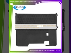 EZGO TXT سجادة أرضية عربة الغولف مضادة للنزلاق سجادة أرضية مطاطية سوداء كاملة التغطية سجادة أرضية