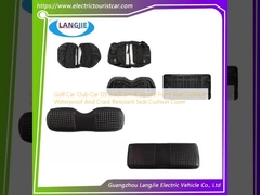 نادي الغولف للسيارات سيارة DS سوداء مربع صغير وسادة المقعد الأمامي مضادة للماء ومقاومة للشقوق