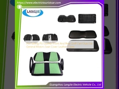 بيع ساخن الجلد PU الأمامية والخلفية كرة الغولف الكرة النادي سيارة جنرال موتورز غطاء مقعد غطاء الجلد