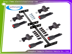 4 مقاعد EZGO TXT مجموعة حزام المقعد لحمالة عربة الغولف ذات الأربع عجلات