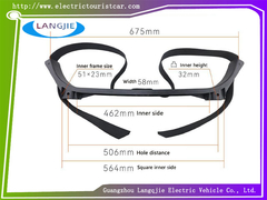 TXT حقيبة المقعد الخلفي حقيبة كرة ثابتة دعامة لقطاعات عربة الغولف EZGO