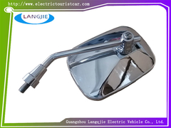 LVTONG ملحقات المرآة الخلفية الأمامية عالية الوضوح للسيارات القديمة الكهربائية ذات الأربع عجلات