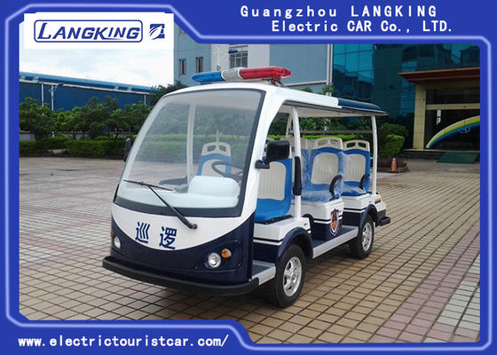 الصين حسب الطلب تصميم سيارة كهربائية دورية للشرطة ، لعبة غولف عربة أربع عجلات الكهربائية المزود
