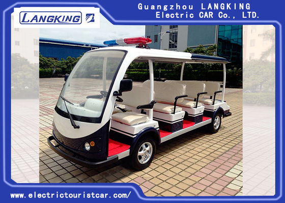 الصين 11 مقاعد 72V / 5.5KW سيارة كهربائية باترول أداة سيارة كهربائية مع ضوء كبير في الأعلى المزود