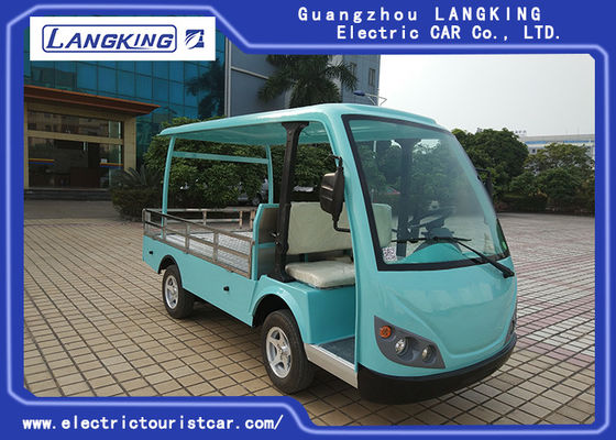 الصين 4KW محرك قوي اليد اليسرى عربة الأمتعة الكهربائية / سيارة شحن كهربائي مع سقف المزود