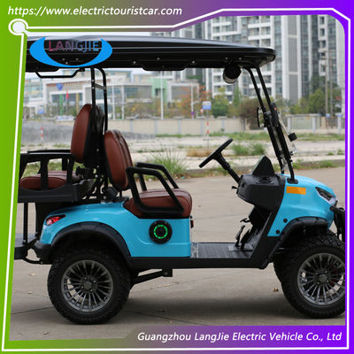 سعر جيد عربة غولف كهربائية ذات 4 عجلات 4 مقاعد بطارية مائية 48 فولت الانترنت
