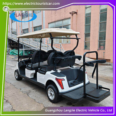 سعر جيد سيارة كهربائية ذات أربعة مقاعد AC نادي عربة جولف سابقة مع المصابيح الأمامية والضوء الخلفي للوقوف الانترنت