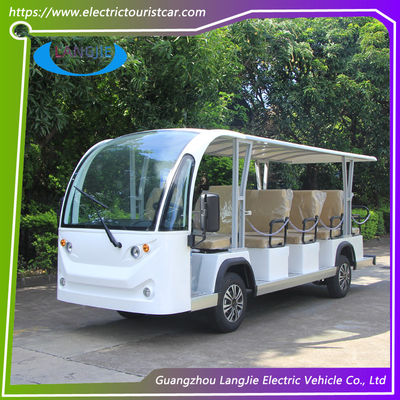 سعر جيد أربع عجلات 14 مقعد سيارة ركاب كهربائية 72 فولت 7.5 كيلوواط محرك التيار المتردد للوقوف الانترنت