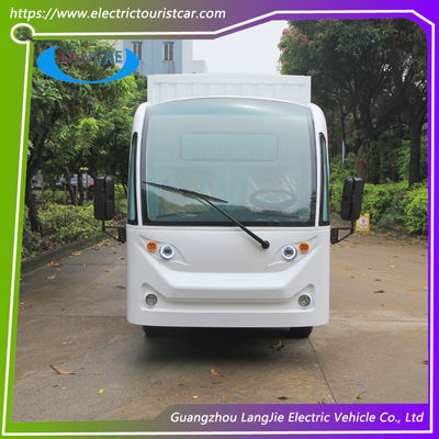 سعر جيد سيارة شحن كهربائية ذات مقعدين AC محرك كهربائي شاحنة نقل كهربائية للفنادق سيارة عربة مع باب الانترنت