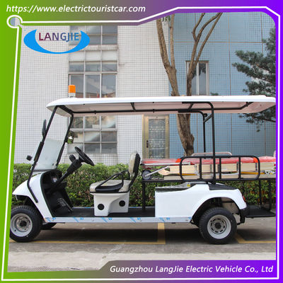 سعر جيد سيارة الإسعاف الكهربائية 2 مقعد + 1 سرير 48V / 5KW محرك AC للمطار الانترنت