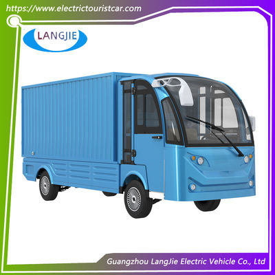 سعر جيد عربة الشحن ذات مقعدين 72 فولت عربات الأمتعة الكهربائية البيضاء مع صندوق شحن كبير للمصنع الانترنت