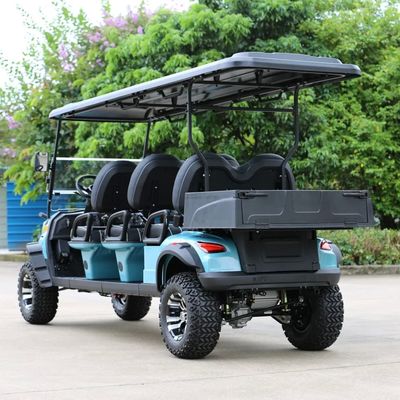 سعر جيد 6 Seats Electric Golf Cart With 10-Inch Multimedia Screen Q235 High-Strength Chassis And 510kg Max Loading الانترنت