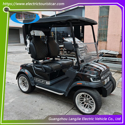 سعر جيد 2 Seaters Electric Golf Cart with Power-Assisted Steering Double Swing Arm Suspension and Foldable Windshield الانترنت