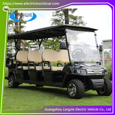 OEM 8 مقعد عربة الغولف الكهربائية بدون صيانة بطارية AC Motor Golf Buggy للمطار