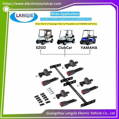 4 مقاعد EZGO TXT مجموعة حزام المقعد لحمالة عربة الغولف ذات الأربع عجلات