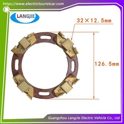 أربع عجلات الكهربائية لمشاهدة المعالم السياحية ومركبات الدورية LVTONG المحرك الكربون المكونات مجموعة حامل فرشاة