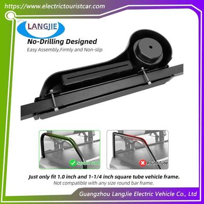 مسند ذراع للمقعد الخلفي لعربة الجولف مع حامل أكواب وحامل هاتف