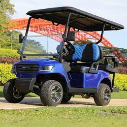 سعر جيد 48V Battery Operated Luxury 4 Seaters Electric Golf Cart with 80-100km Range الانترنت