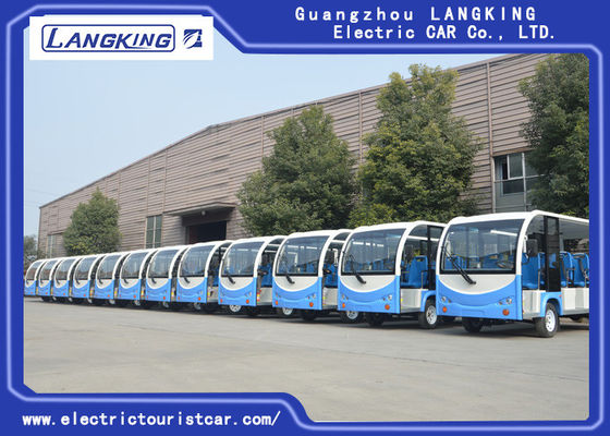14 سيارة لمشاهدة معالم المدينة الكهربائية 72V / 5.5 KW مع باب للحديقة Y140A-M