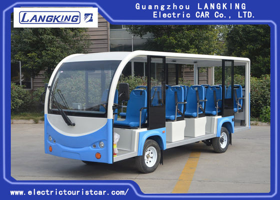 14 سيارة لمشاهدة معالم المدينة الكهربائية 72V / 5.5 KW مع باب للحديقة Y140A-M
