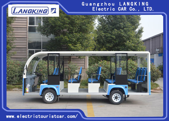 14 سيارة لمشاهدة معالم المدينة الكهربائية 72V / 5.5 KW مع باب للحديقة Y140A-M